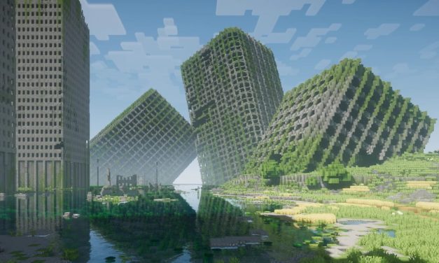 Une fantastique cité abandonnée construite dans Minecraft