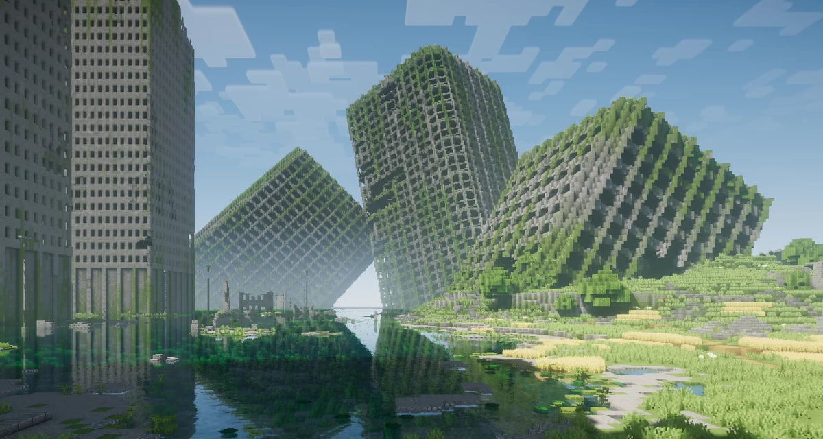 Construction De Ville Moderne Minecraft
