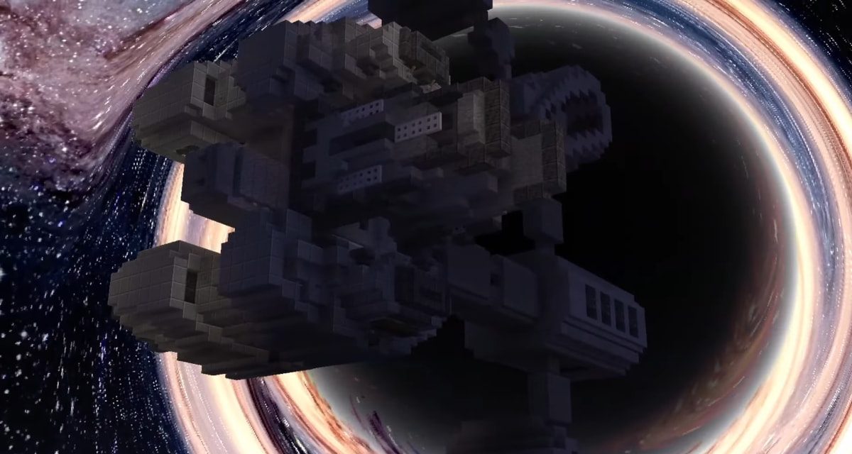 Le film Interstellar a été magnifiquement reproduit dans Minecraft