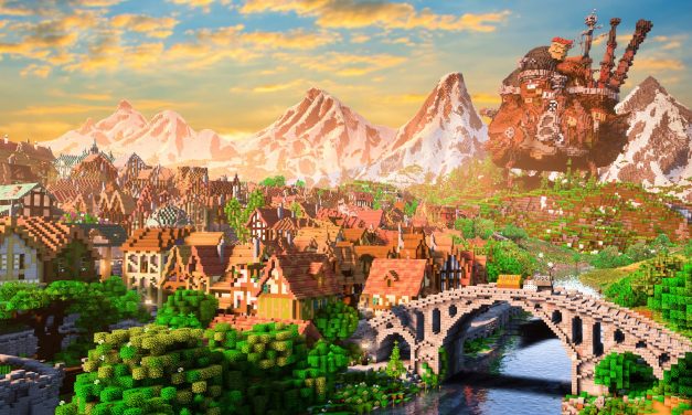 Le Château Ambulant de Miyazaki prend vie dans Minecraft