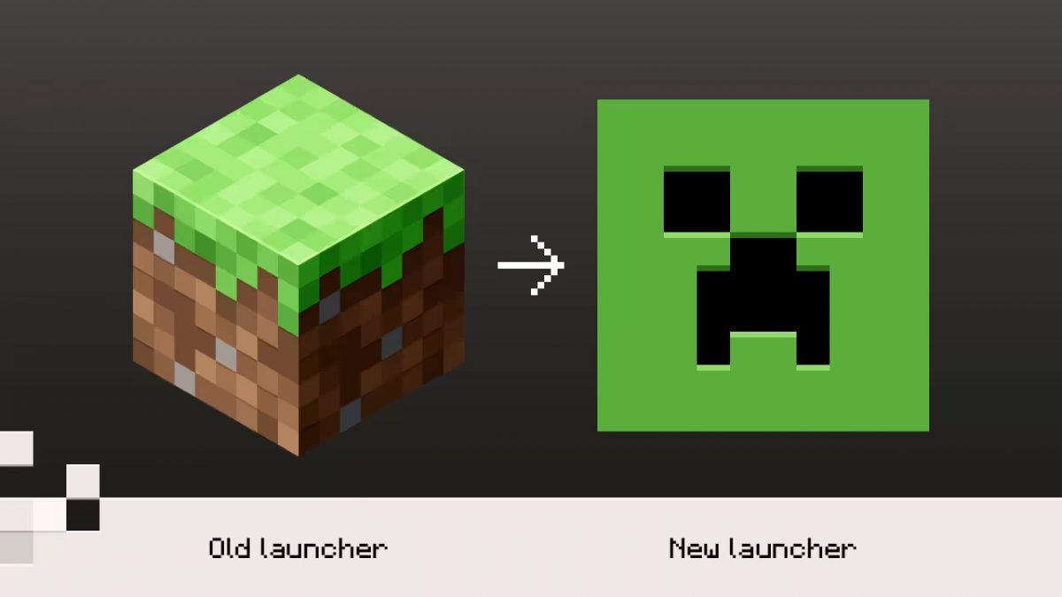 Nouvelles icônes du launcher de Minecraft