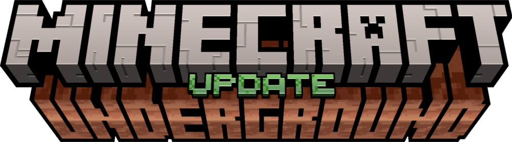Minecraft "Underground Update" logo