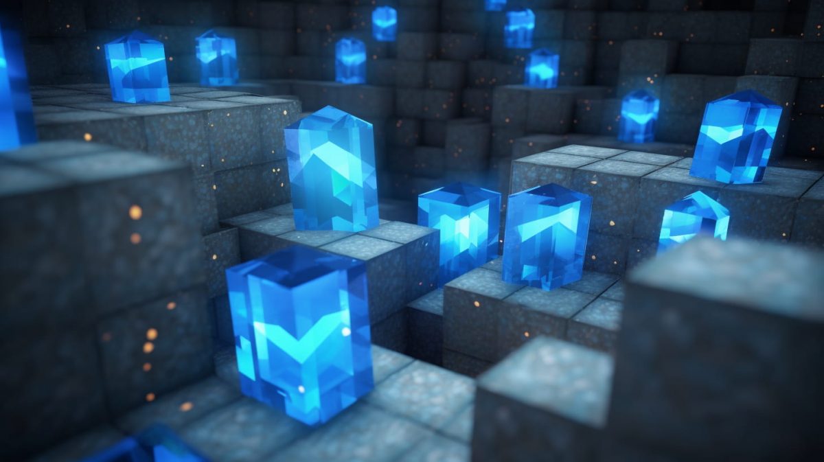 Minecraft "Underground Update" Cristaux Lumineux