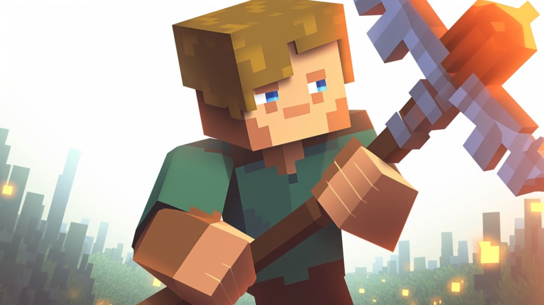 Minecraft "Underground Update" Hache de Bataille Naine