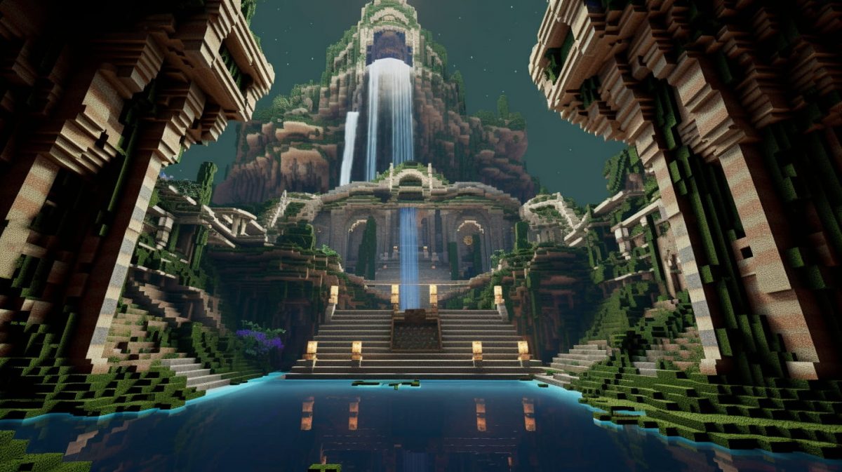 Minecraft "Underground Update" Temple de Cristal