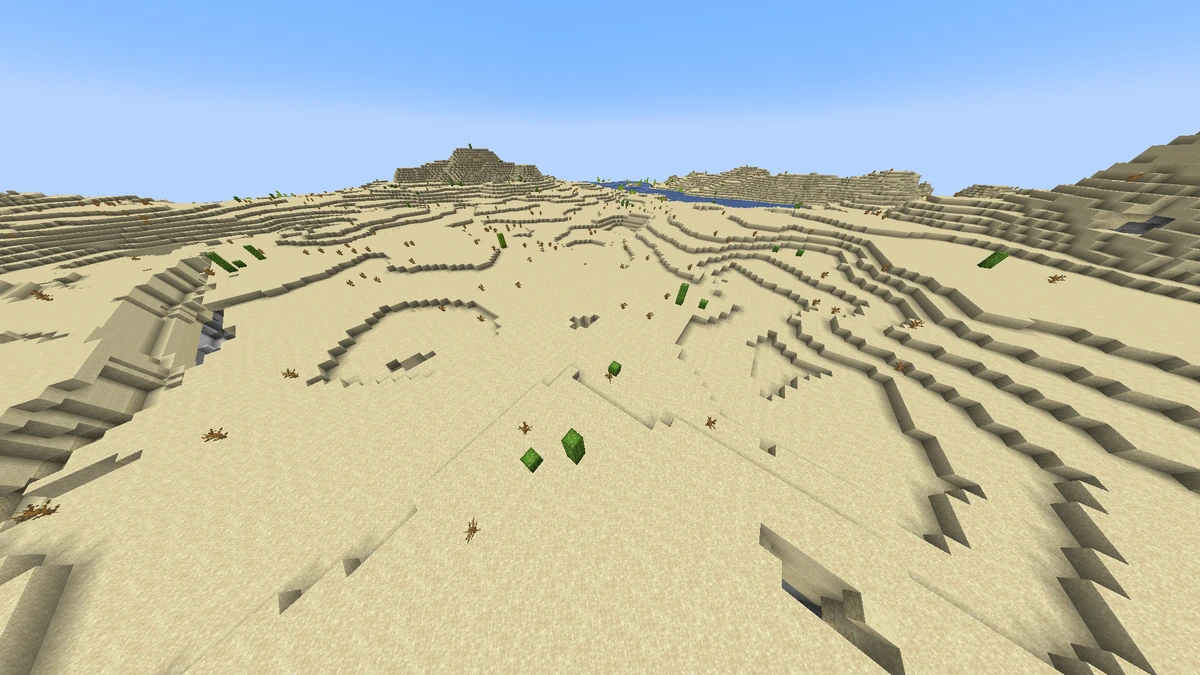 desert dans minecraft