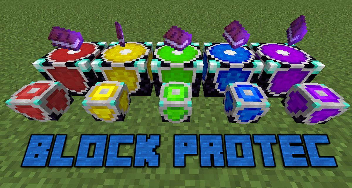 Block protect – Datapack Minecraft