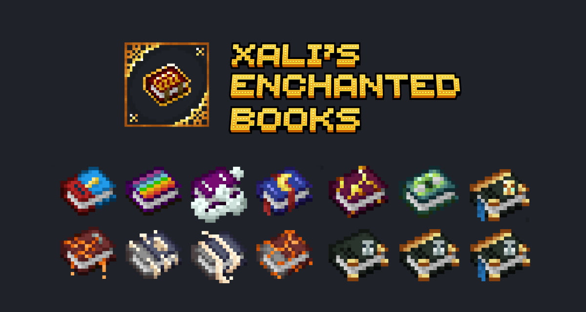 Xali’s Enchanted Books – Pack de Textures – 1.13 → 1.19