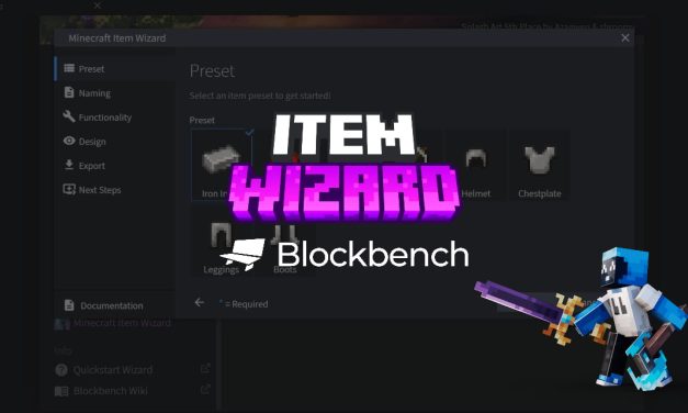 Créez vos propres objets et blocs Minecraft avec l’assistant de Blockbench