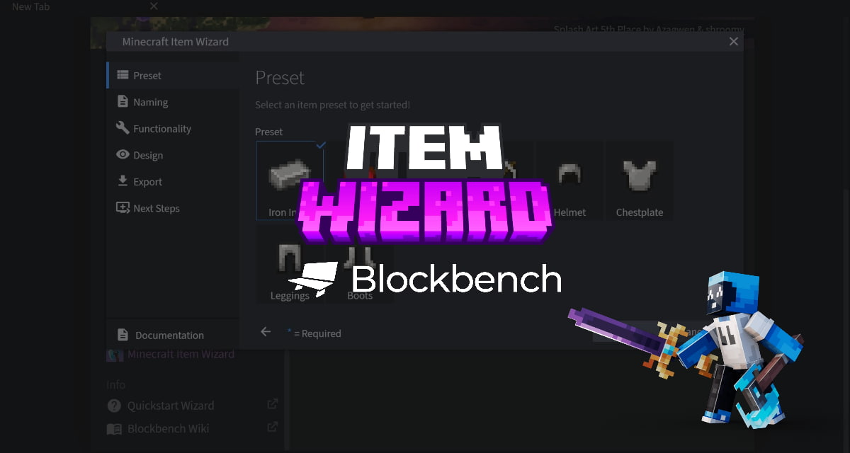 Créez vos propres objets et blocs Minecraft avec l’assistant de Blockbench