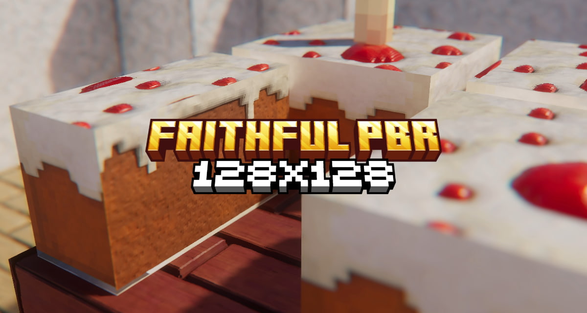 Faithful PBR 128x : Réalisme Amplifié – Pack de Texture Minecraft – 1.14 → 1.20
