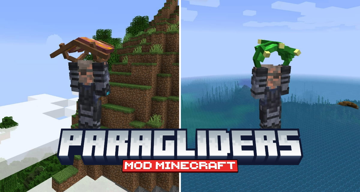 Paragliders : Prenez de la hauteur en Parapente – Mod Minecraft – 1.10.2 → 1.20.1