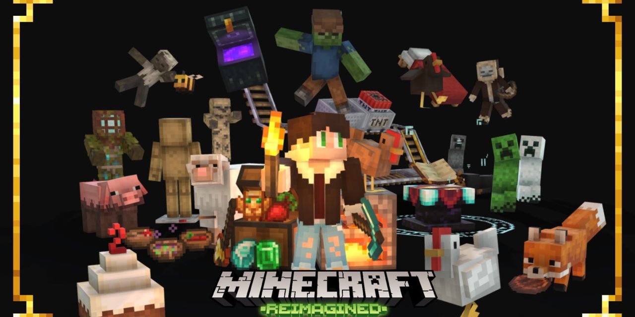 Reimagined : Diversité et Animation – Pack de Textures Minecraft – 1.13.2 → 1.20.1