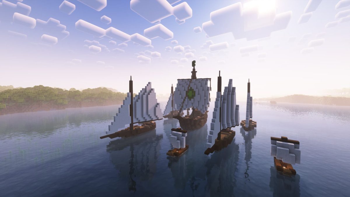 groupe de bateau Towns and Towers mod minecraft