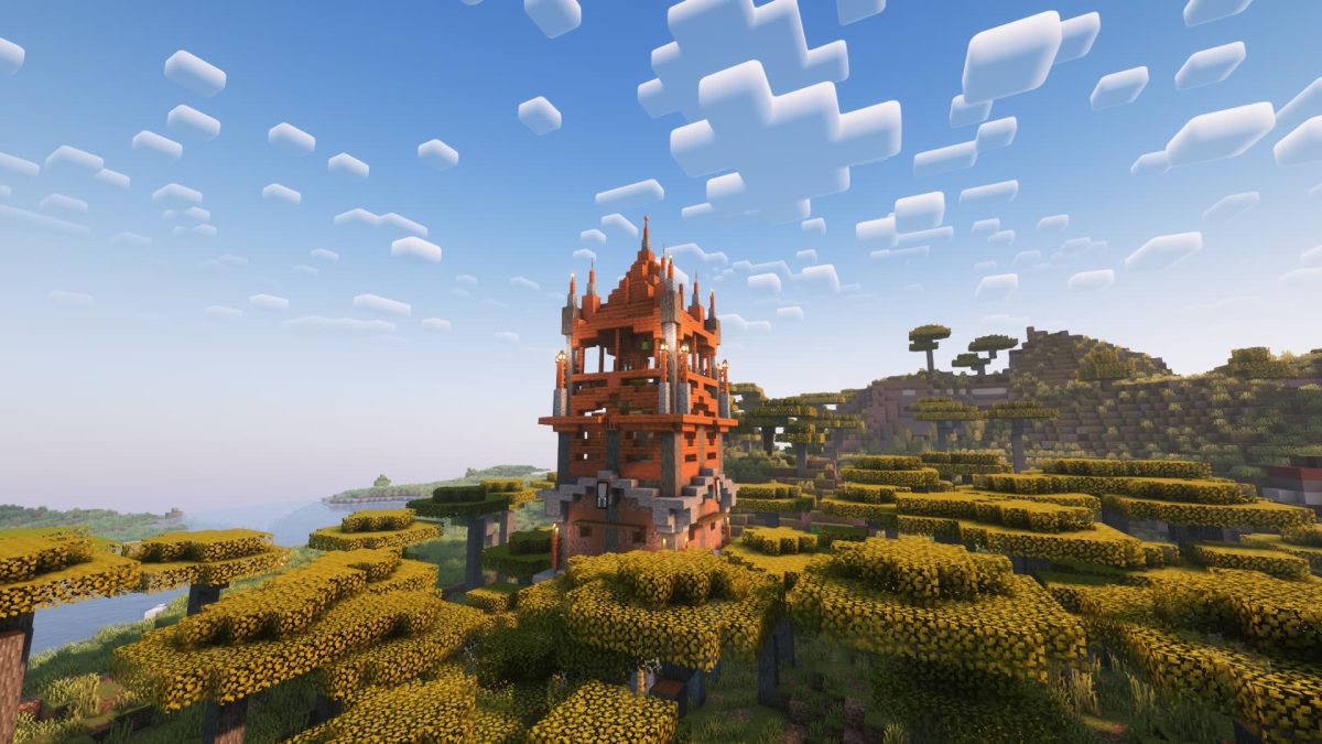 tour savanne Towns and Towers mod minecraft