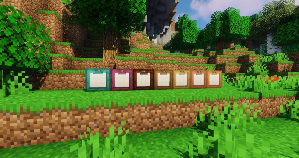 trappes papier Macaw’s Trapdoors mod minecraft