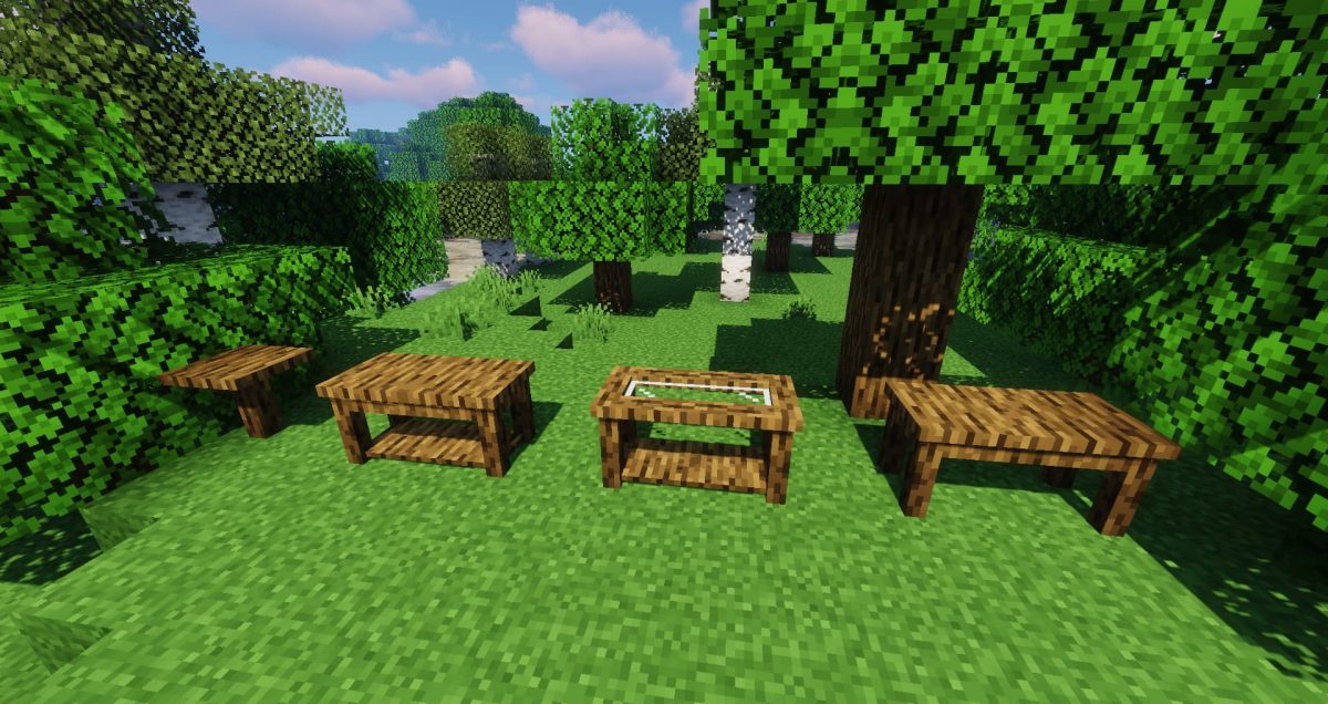 tables Macaw’s Furniture mod minecraft