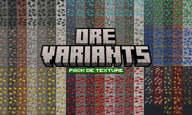 Ore Variants : Nouveau Look pour Minerais – Pack de Texture Minecraft – 1.16 → 1.20