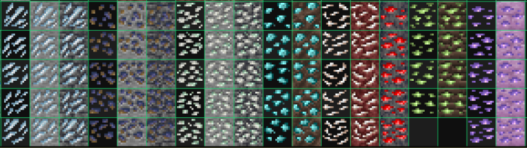 Ore Variants : Nouveau Look pour Minerais - Pack de Texture Minecraft ...