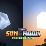 Cubic Sun & Moon : Soleil & Lune en 3D – Pack de Texture Minecraft – 1.7 → 1.20