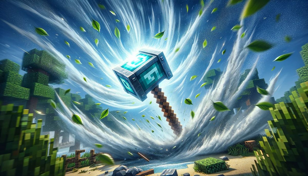 Rafale de vent Enchantement Masse Minecraft
