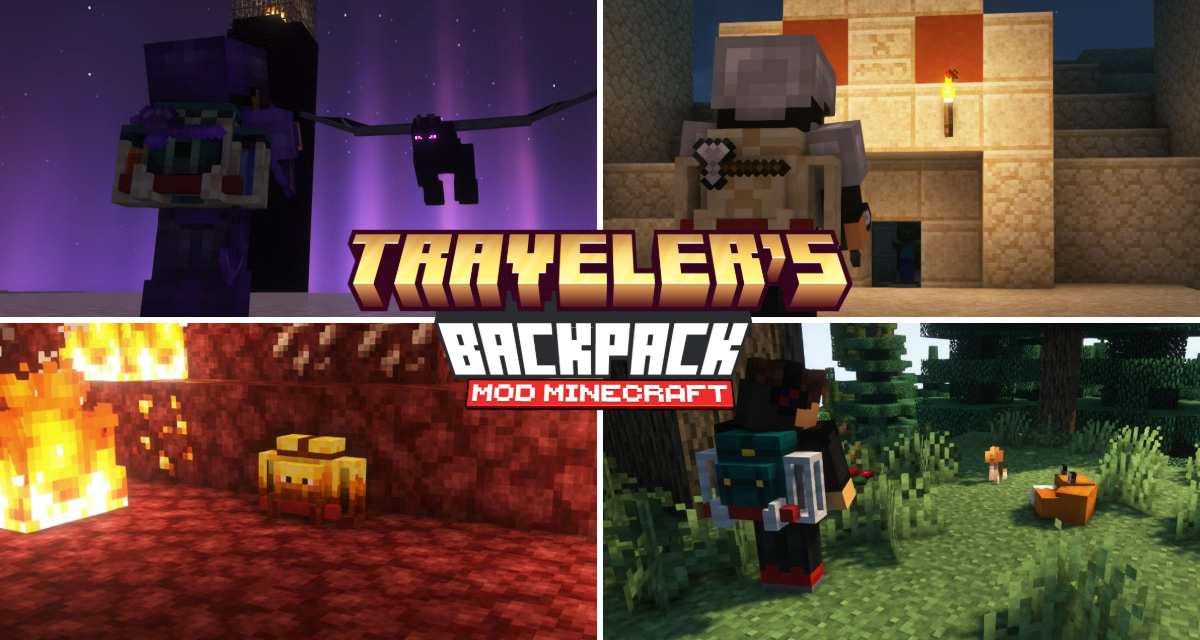 Traveler’s Backpack : L’Art de Voyager Léger – Mod Minecraft – 1.16.5 → 1.20.4