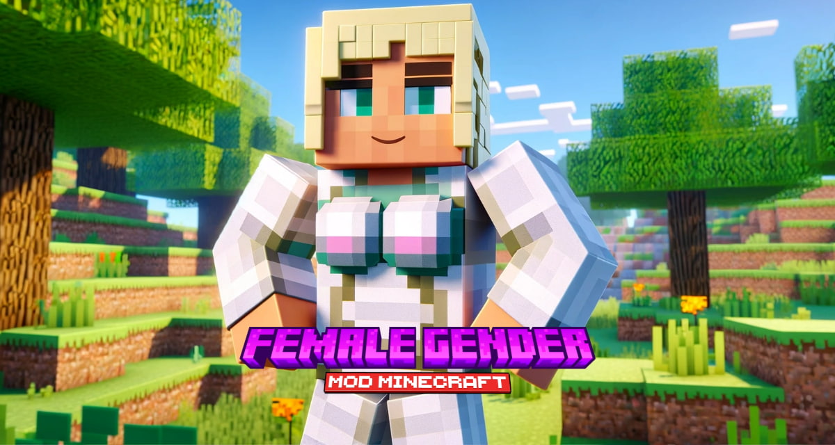 Female Gender Mod : Nouvelle Apparence avec Seins – Mod Minecraft – 1.16.4 → 1.21.4