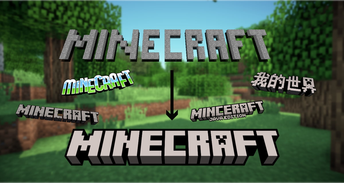 L’évolution du logo de Minecraft à travers le temps