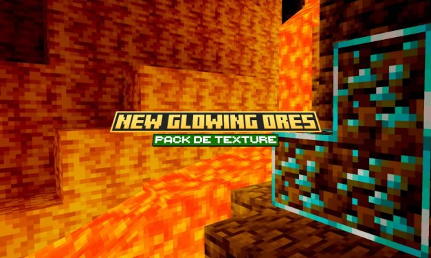 New Glowing Ores : Minerais Lumineux – Pack de Texture Minecraft – 1.17 → 1.20
