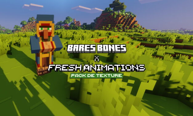 Bare Bones x Fresh Animations – Pack de Texture Minecraft – 1.15 → 1.21