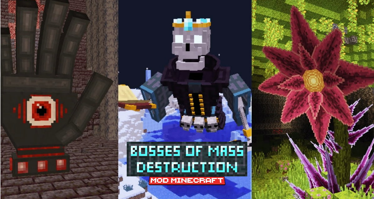 Bosses of Mass Destruction : Affrontez des Boss Épiques – Mod Minecraft ...