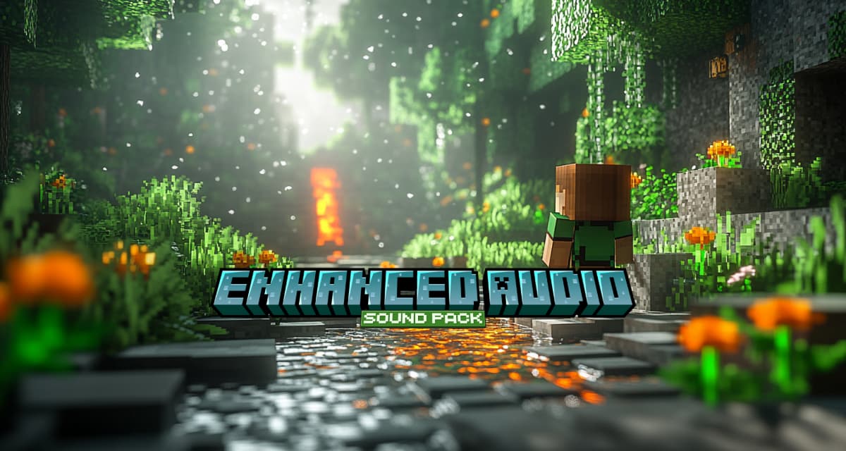 Enhanced Audio : Immersion Sonore Renforcée – Pack de Sons Minecraft – 1.15 → 1.21