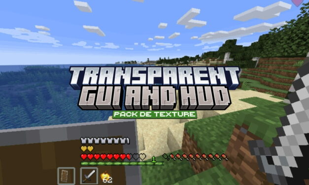 Transparent GUI and HUD : Jouez Sans Distraction – Pack de Texture Minecraft – 1.8 → 1.21