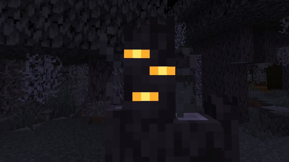 3 yeux creaking minecraft