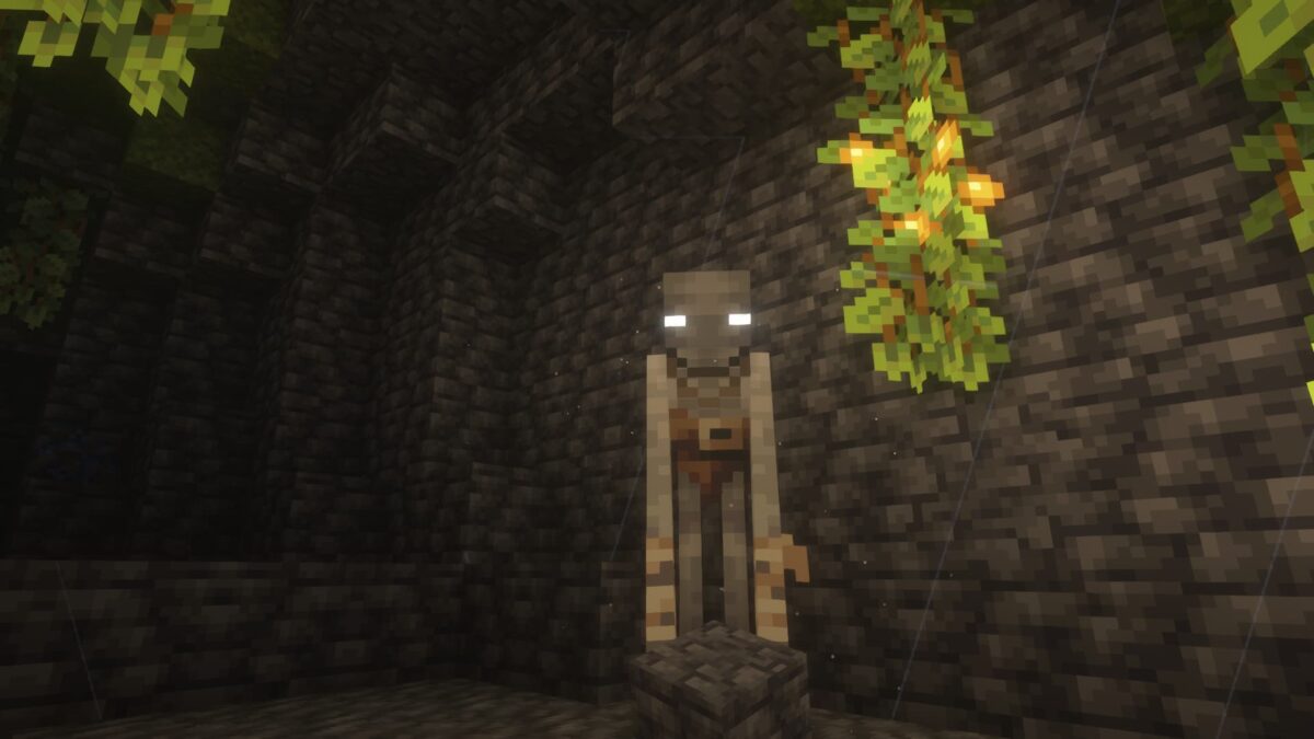 Enderman Overhaul Minecraft Cave variant avec minerais et charbon comme butin