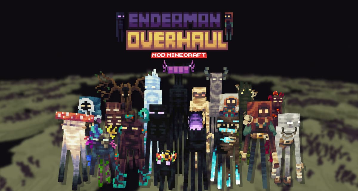 Enderman Overhaul : Plus de 20 Nouveaux Endermen – Mod Minecraft – 1.19.2 → 1.21.1