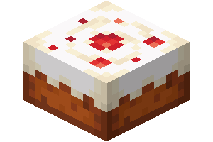 gâteau minecraft