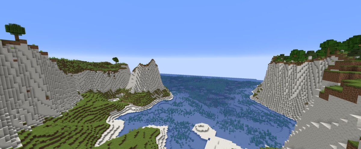 lithosphere mod minecraft falaises réalistes océan profond