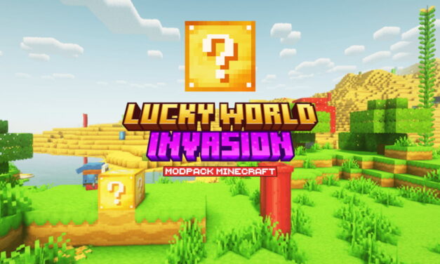 Lucky World Invasion : Blocs Chanceux et Invasions Épiques – Modpack Minecraft – 1.20.2