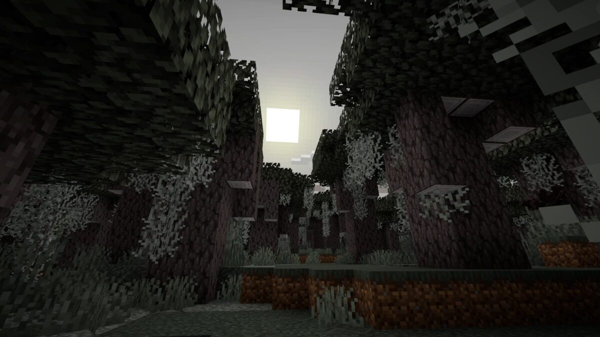 pale garden jardin pale biome minecraft