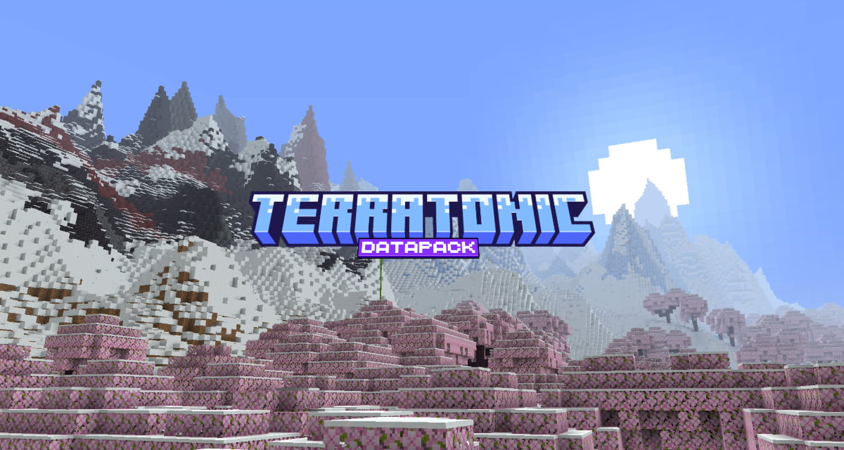 Terratonic : Biomes et Terrains Réunis – Datapack Minecraft – 1.19 → 1.21