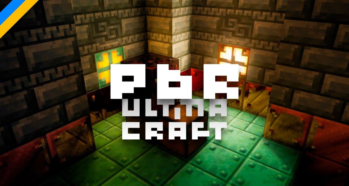 PBR add-on UltimaCraft supportant les shaders Optifine avec textures en LabPBR dans Minecraft