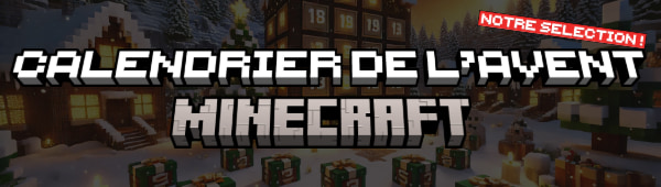 celendrier de l'avant Minecraft 2024