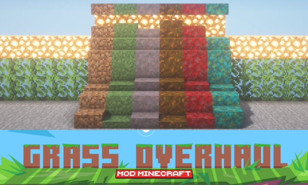 Grass Overhaul (Sod) : Terrain Plus Réaliste – Mod Minecraft – 1.17 → 1.21