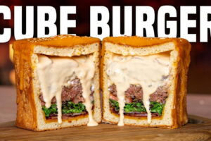 le-burger-minecraft-un-hommage-culinaire-en-forme-de-cube