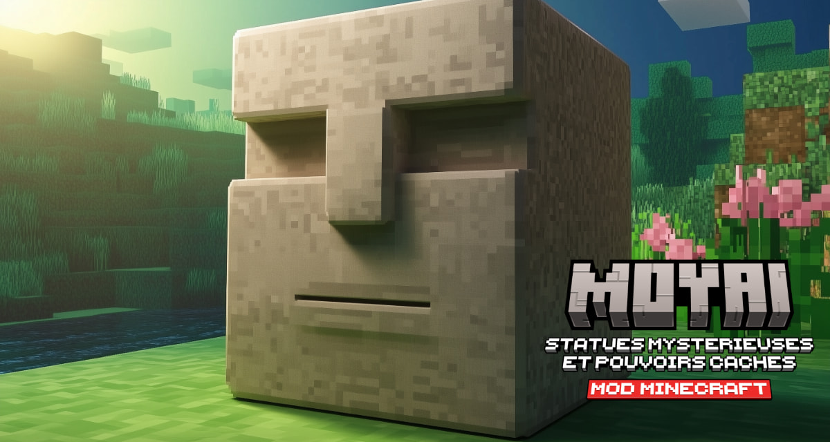 Moyai 🗿 : Statues Mystérieuses et Pouvoirs Cachés – Mod Minecraft – 1.16 → 1.21