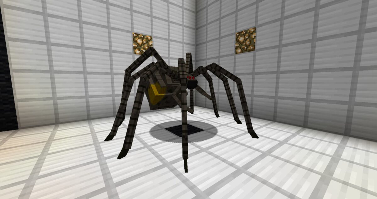 Big Spider parasite toile missile Scape and Run Parasites Minecraft mod