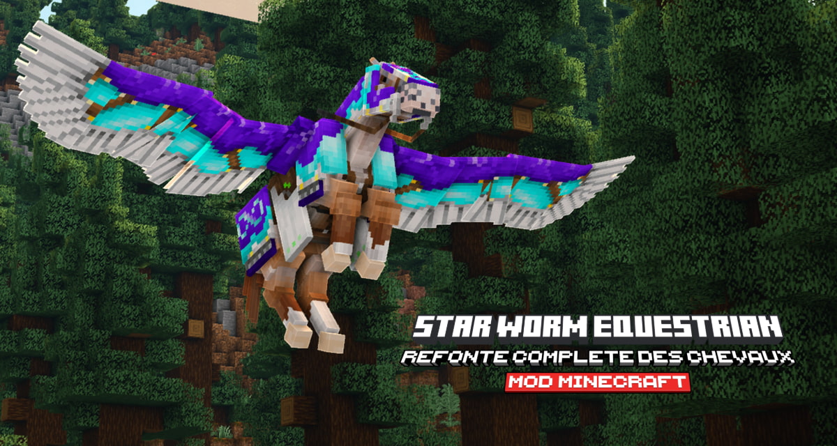 Star Worm Equestrian : Refonte Complète des Chevaux – Mod Minecraft – 1.16 → 1.20