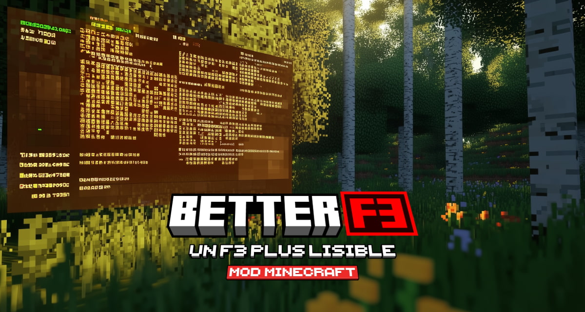 BetterF3 : Un F3 Plus Lisible – Mod Minecraft – 1.16 → 1.21