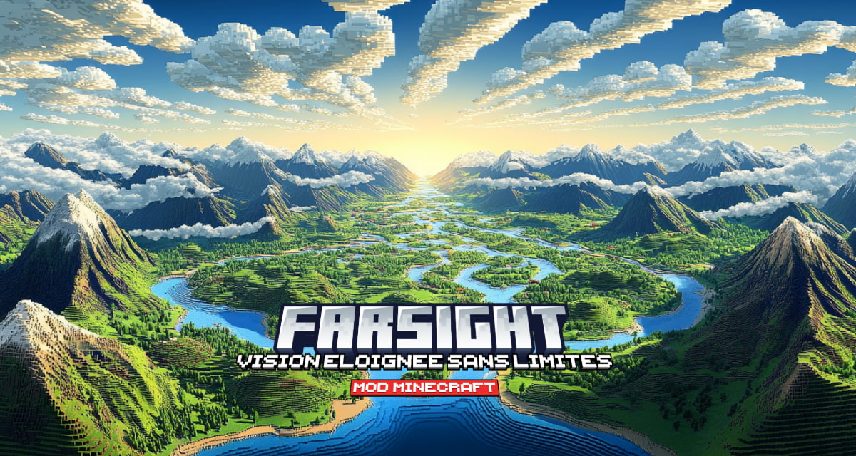 Farsight : Vision Éloignée Sans Limites – Mod Minecraft – 1.12 → 1.21